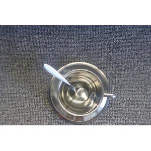 Espresso Coffee 180ml Classical Silver Bone China Coffee Cups And Saucers