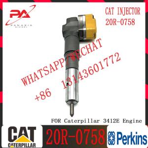 China Diesel fuel injector Engine Parts Common Rail Inyector 1747526 174-7526 20R-0758 For C-A-T C-A-Terpillar 3412E Engine Truck on sale