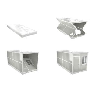 Easy Installation 20ft Steel Sandwich Panel Portable Ready Made Folding