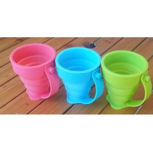 Coffee Drinking Silicone Drinking Cups Food Grade With Customized Logo 170ml