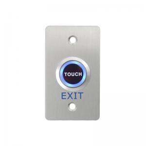 Cheap Weatherproof LED Touch Sensor Switch , Touch Button Switch For Door Exit No Moving Part for sale