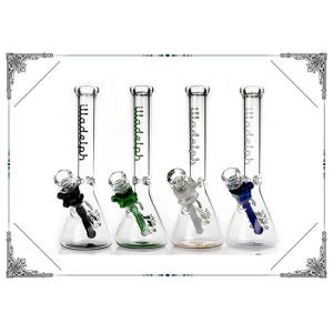 China  10 Inches Glass Beaker Bong Smoking Ice Catcher Cool Hookah Pipes on sale