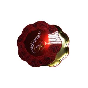 Irregular Shape Cartoon Tin Can , Valentine's Day Gift Box For Chocolate