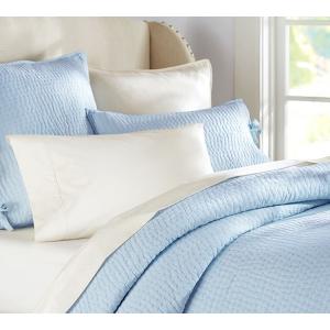 Comfortable Linen Cotton Quilt Sets , Home 3 Pcs Queen Size Quilt Sets