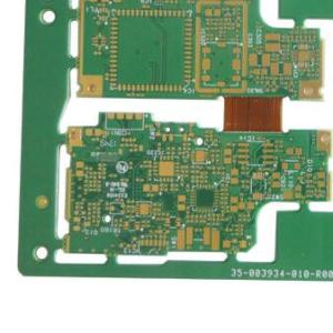 Automotive PCB 10 Layers Rigid Flex PCB Immersion Gold 1.32mm Thickness