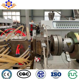 250 Kg/H PVC Upvc Window Profile Extrusion Machine Double Screw Plastic Extruder