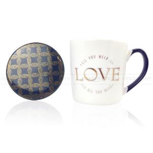 China 12oz Modern Element Personalized Coffee Mugs Life Porcelain Glazed Mug on sale