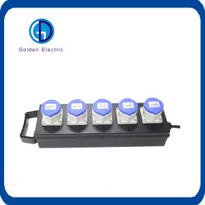 ISO9001 2000 Certified IP67 Waterproof Industrial Socket Box with Customizable