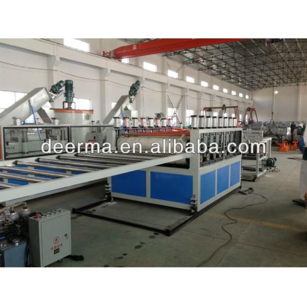 Customizable WPC Furniture Board Making Machine with 80mm Screw Diameter and Products