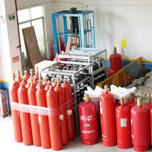 4.2MPa Hfc227ea Fire Suppression System For Telecommunication Room FM200 Fire