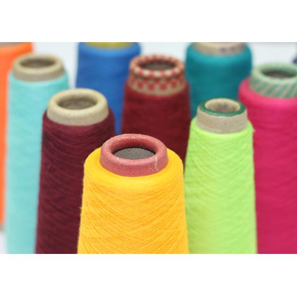 Quality Colourful Sewing Thread Yarn , Single / Double Plys Polyester Staple Yarn wholesale