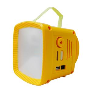 400mAh Solar LED Emergency Light PC ABS 8H Charging With Radio