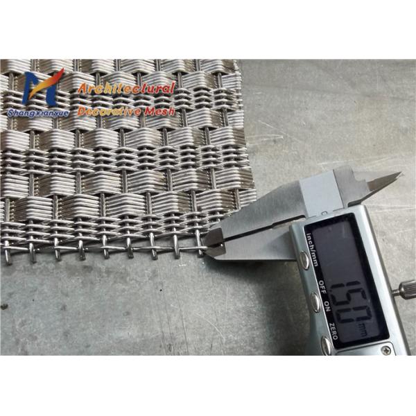 Commercial Building Elevator Mesh Interior Partitions Wall Covering Ss304