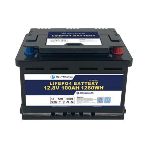 12V 100Ah LiFePO4 Battery with UL1642 UN38.3 Certification and H6 DIN Case