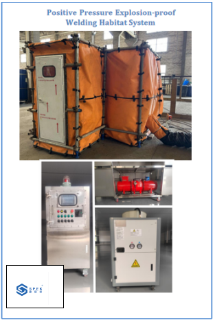 Customized Positive Pressure Explosion Proof Welding Habitat System