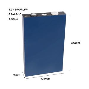 ROHS Prismatic CALB Lithium Cells 80AH Lithium Iron Phosphate
