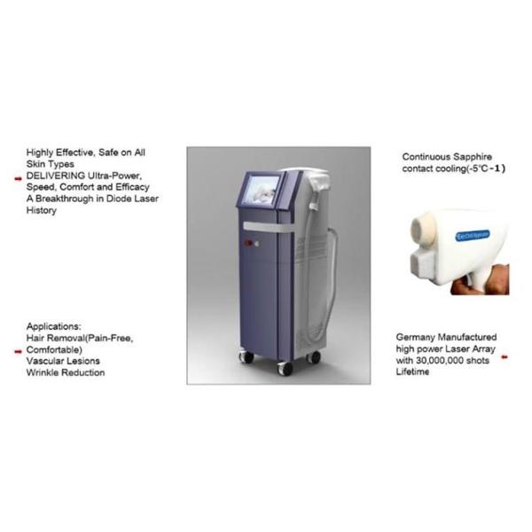 808nm Permanent Diode Laser Hair Removal Machine Remove Unwanted Hairs
