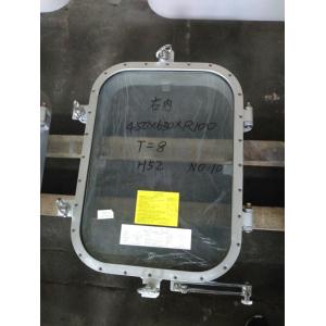Opening Type Cabin Rectangular Marine Windows With Round Angle