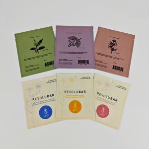 Colors Printing Biodegradable Paper Sachets For Skincare Plastic PLA Compostable