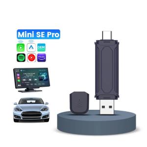 Wired To Wireless Adapter Carplay & Android Auto 2 in 1 Dongle Mini SEPro Ai Box