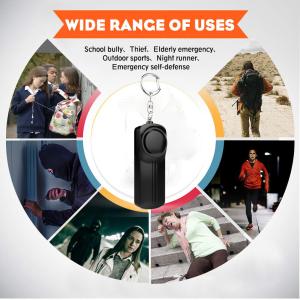 replaceable AAA Battery Personal Security Alarms Handbag women self defense