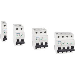 STM3-63 C63 Type White Mcb Breaker , Miniature Circuit Breakers 4p MCB Low
