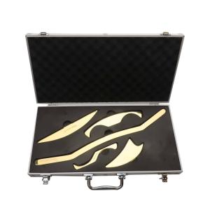 Brass Gua Sha Muscle Massage Scraper Tool Back Leg Arm Acupoints Soft Tissue