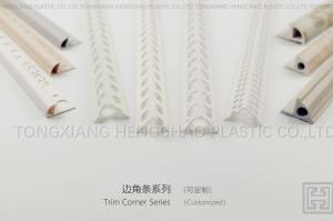 China Customized Color PVC Corner Profile Matt / Shiny Surface Type Optional on sale