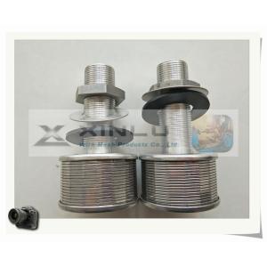 Quick Connect Filter Wedge Wire Screen Nozzle 45mm 53mm Diameter For Absorption