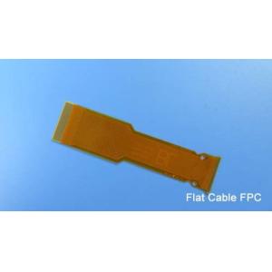 Flat PFC Strip Single Sided Flexible Printed Circuit With Immersion Gold For