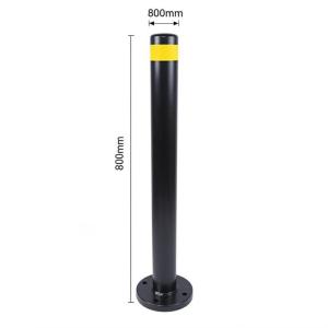 Fixed Bollards Q345 Carbon Steel 800mm Intercept Height