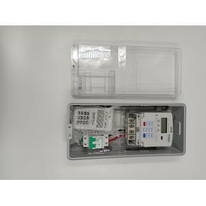 Single Phase Two Wire STS Prepaid Energy Meter With Enclosure, Meter Box