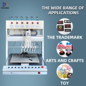 Soft Rubber Making Machine Keychain Pvc Label Silicone 3d Patches Machine