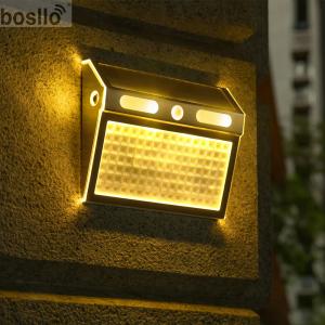 112PCS LED Solar Induction Lamp with 10s Detection 19 X 15.3 X 4.6cm IP55 Warm