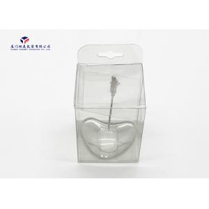 OEM / ODM Design Clear Plastic Box Packaging Hang Strip On Box Top 5*5*7.5cm