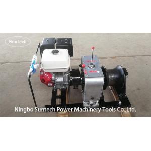 China Stringing Wire Powered Cable Winch Puller Cylindrical Steel Rope Winch Puller on sale