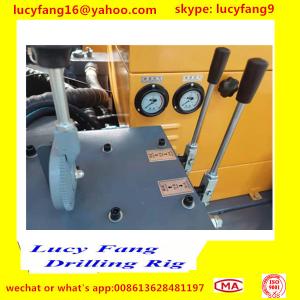 180 rubber crawler water well drilling rig