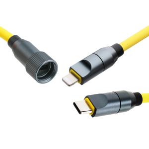 Micro Coaxial USB 4.0 thunderbolt 4 cable With 240W Charging And Lightning-Fast