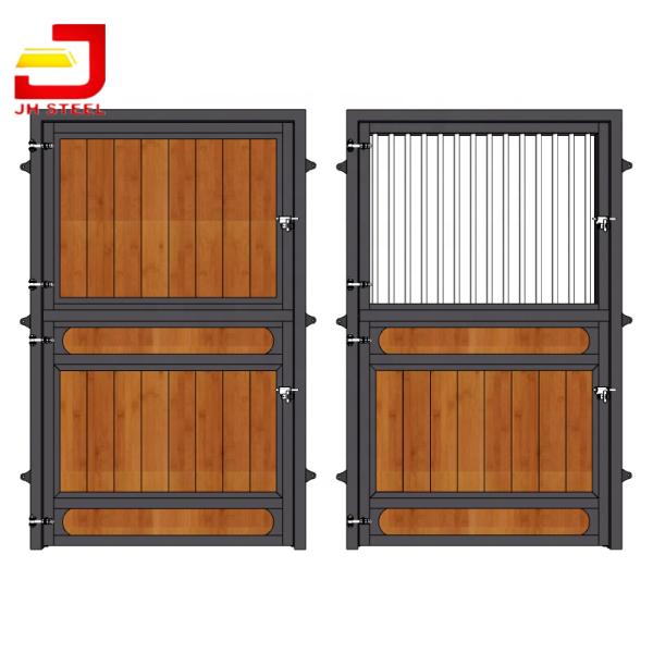 Durable 10 Foot Horse Stall Fronts Interlocking Double Dutch Door Barn Door