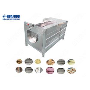 High Output Commercial Potato Peeler , Roofy Vegetable Ginger Turmeric Peeling