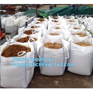 PP woven bulk big ton bag / jumbo bag for packing stone, fish meal,sugar,cement