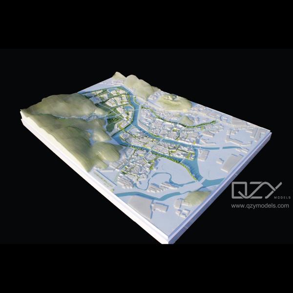 Wuyan Design - 1/1500 Ningbo Yinzhou Yinzhou River Planning Mode