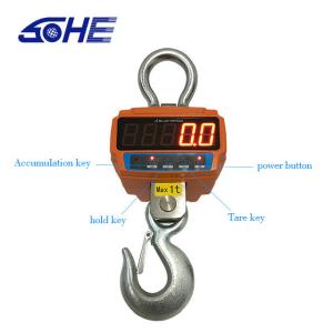 OBM Customized Support 2T LED Display Hanging Scale Hook Scale for Industrial