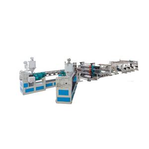 Cheap PC , PP , PE Hollow Sheet Extrusion Line / Plastic Sheet Extruder With Single Screw 2100mm 1300mm for sale