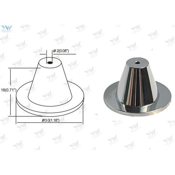 Quality Chrome Finished Ceiling Cable Hanging System Brass Ceiling Mounting Base wholesale