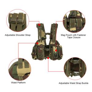 Custom Wholesale High Quality Jungle Tactical Training Breathable Nylon Fully