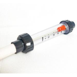 LZS Preservative Pipeline Type PVC Plastic Float Liquid Air Rotameter