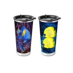 Promotional Custom Printing Plastic Cartoon Lenticular 3d Cup 300ml-1500ml