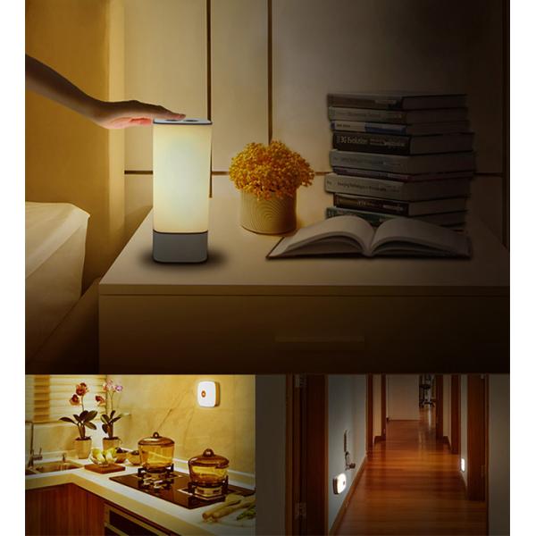 RF Control Wireless LED Night Lamp Portable Night Light 500mAh Battery For Kids