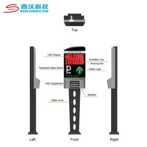 SEWO Smart Parking System with License Plate Recognition Technology High